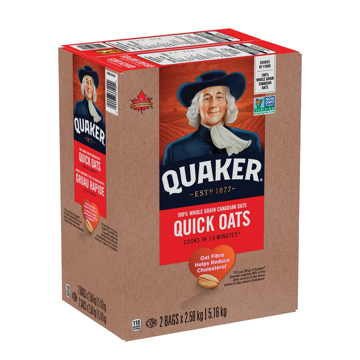 Quaker Quick Oats, 5.16 kg - image 1