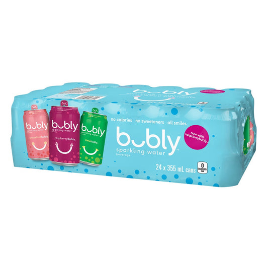 Bubly Sparkling Water 24 × 355 mL — image 1
