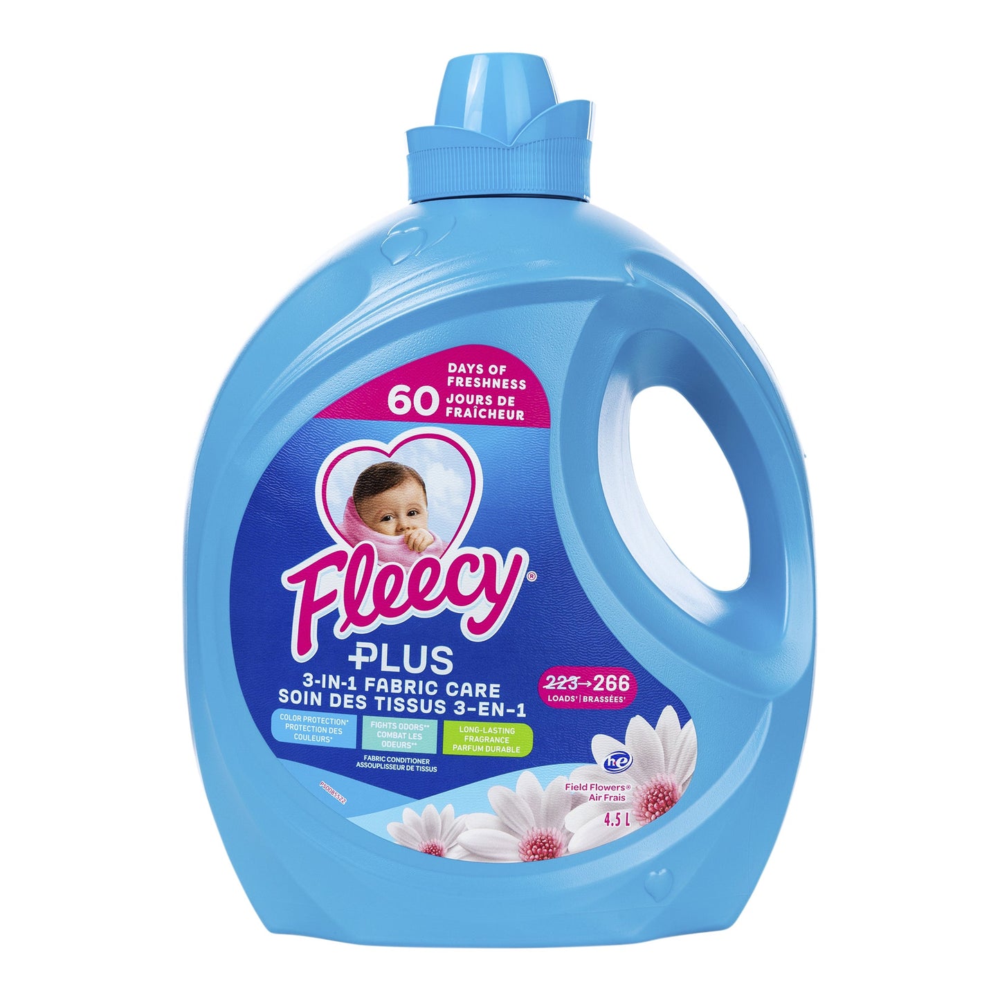Fleecy Fabric Softener, 266 Washloads - image 1