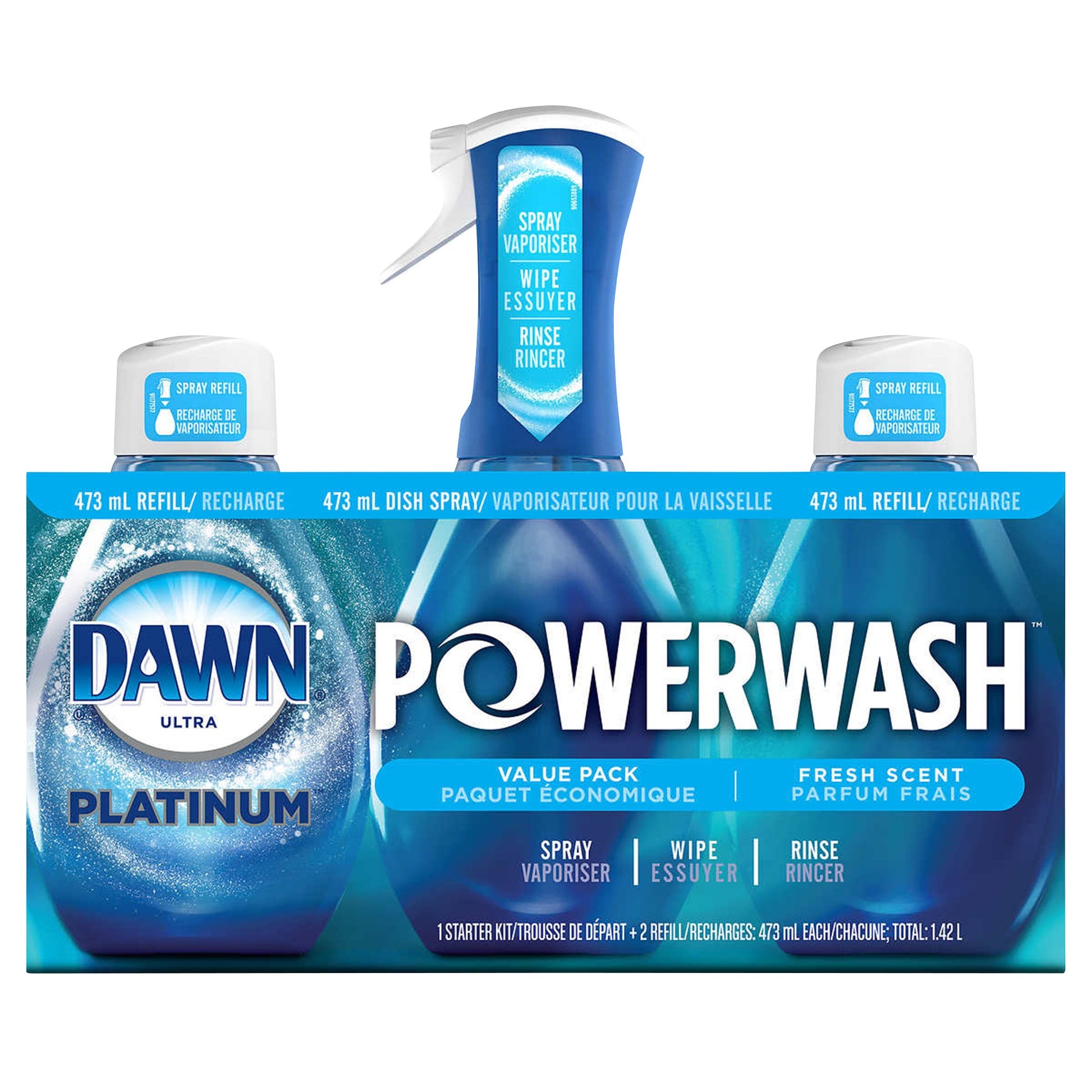 Dawn Platinum Powerwash Dish Spray with Refills - image 1