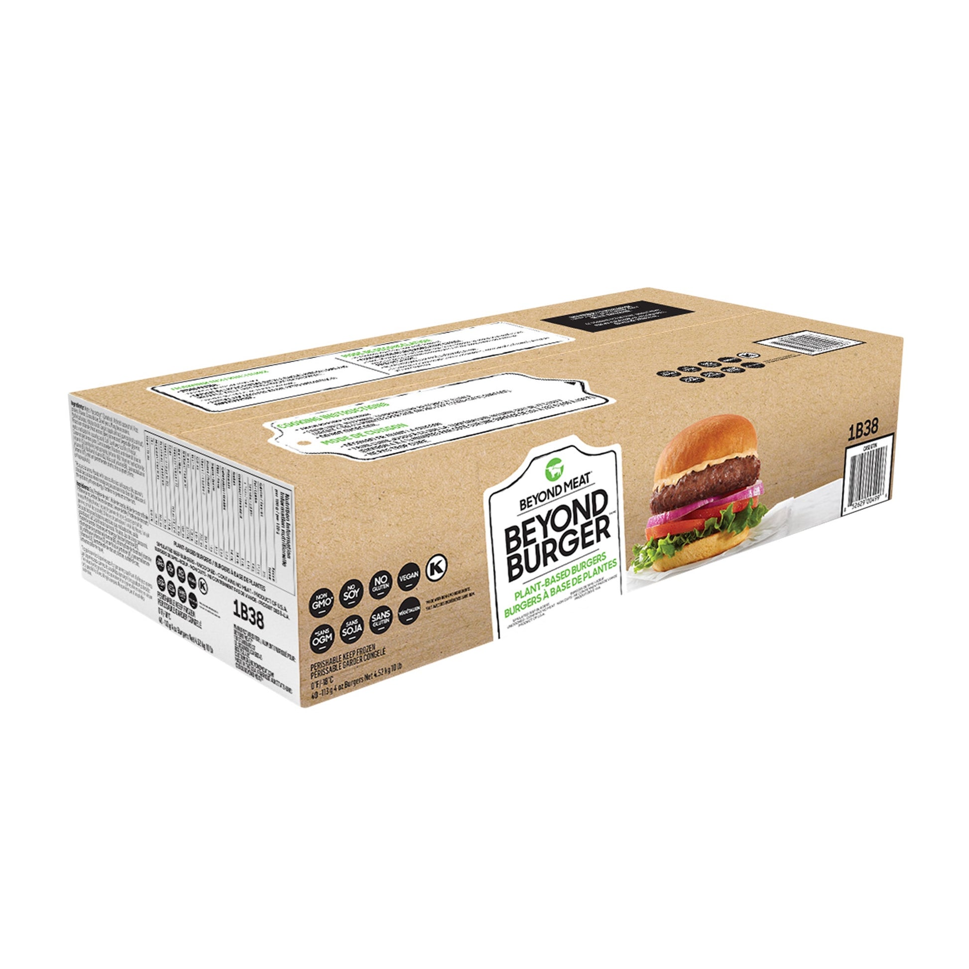 Beyond Meat Frozen Burger Patties, 40 x 4 oz - image 2