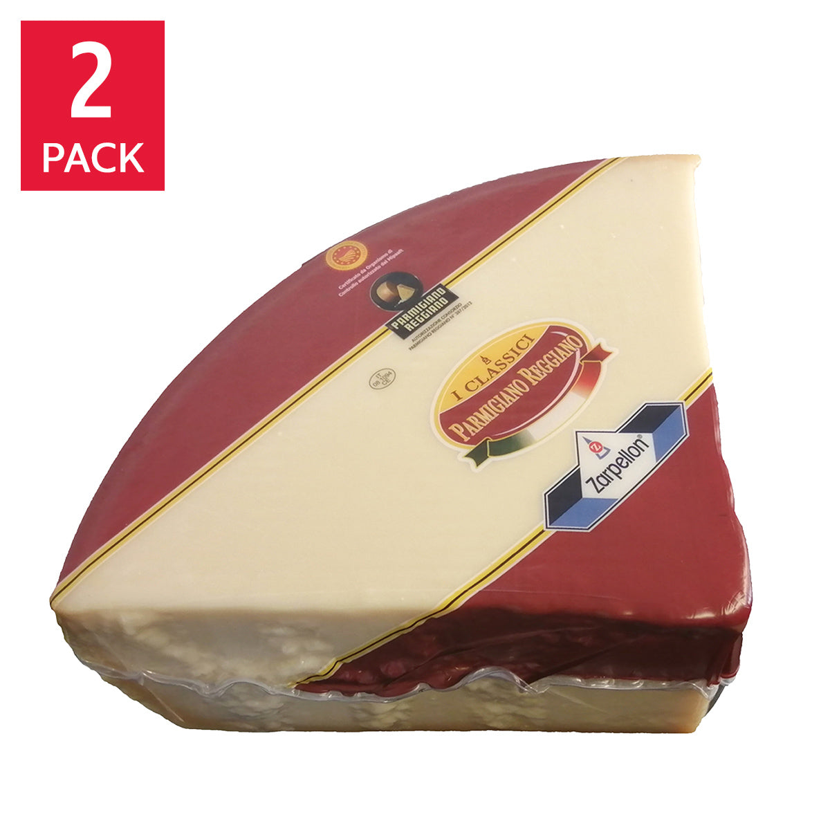 Zarpellon Parmigiano Reggiano Cheese Wedges 4.79 kg (10.5 lb) × 2 pack - image 1
