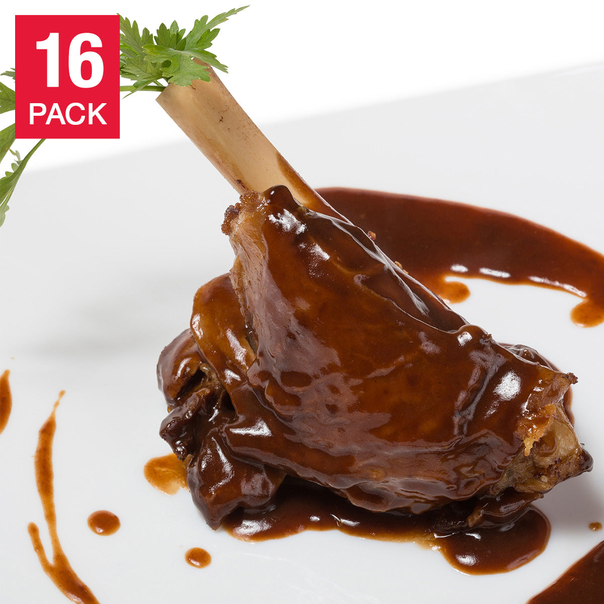Fully Cooked Lamb Shanks, 16 × 454 g (16 oz) - image 1