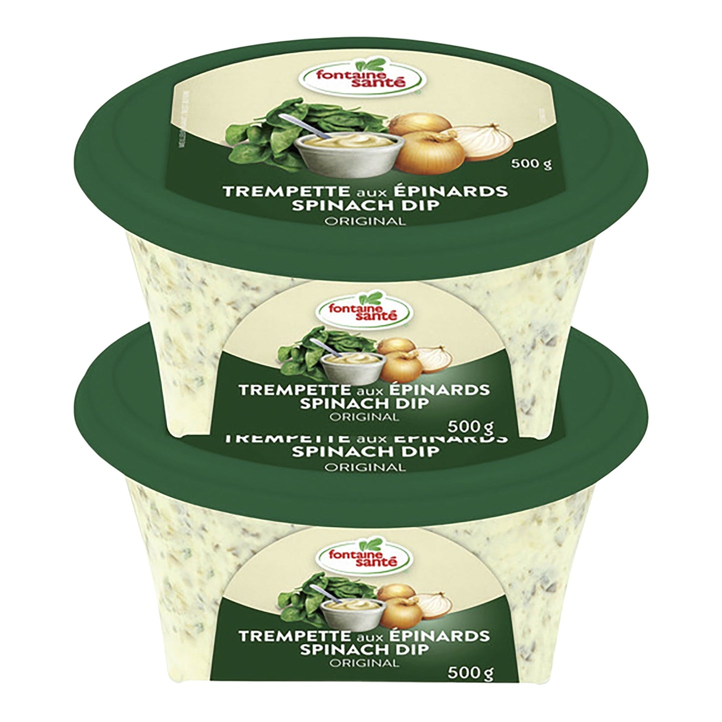 Fontaine Santé Spinach Dip 2 x 500 g - image 1