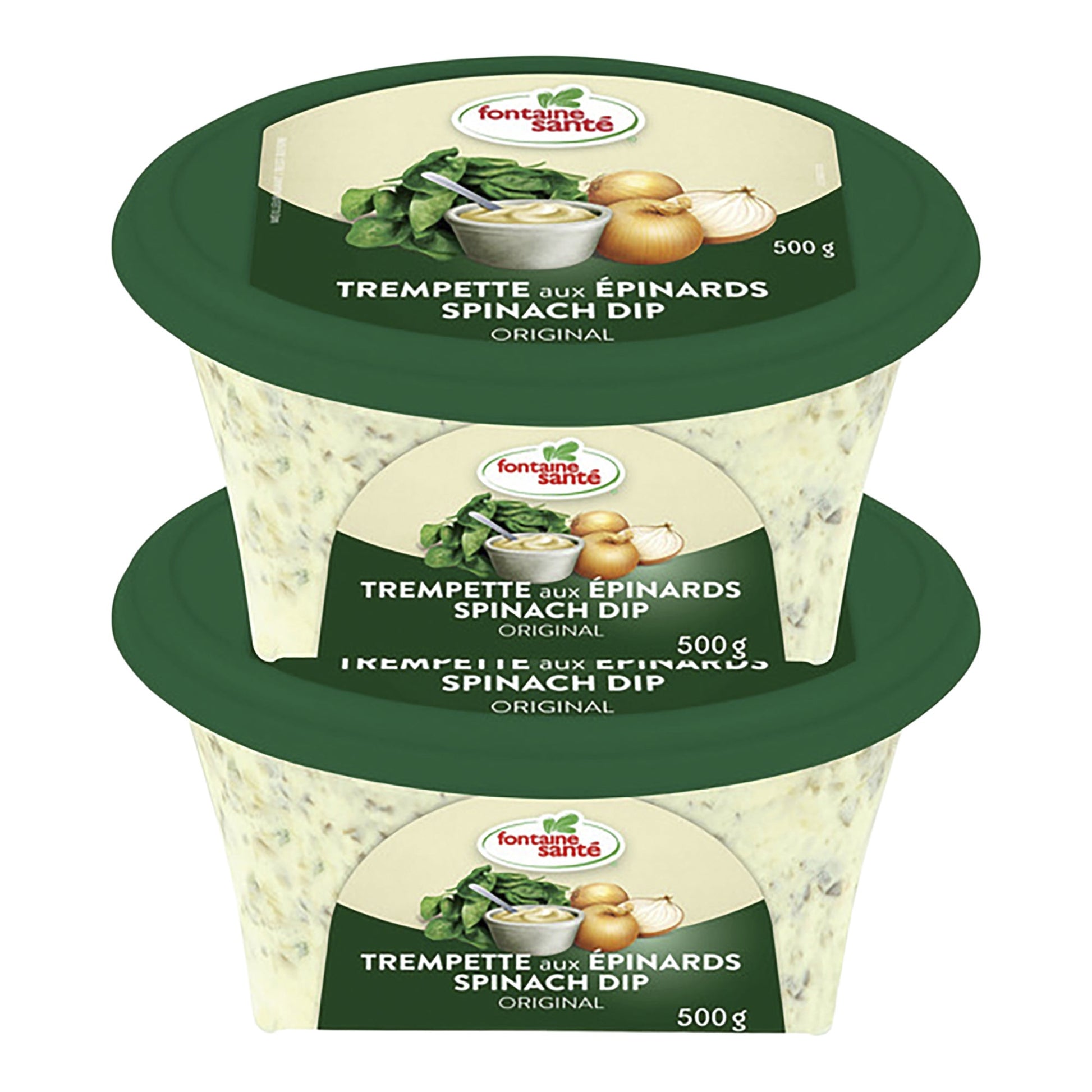 Fontaine Santé Spinach Dip 2 x 500 g - image 1