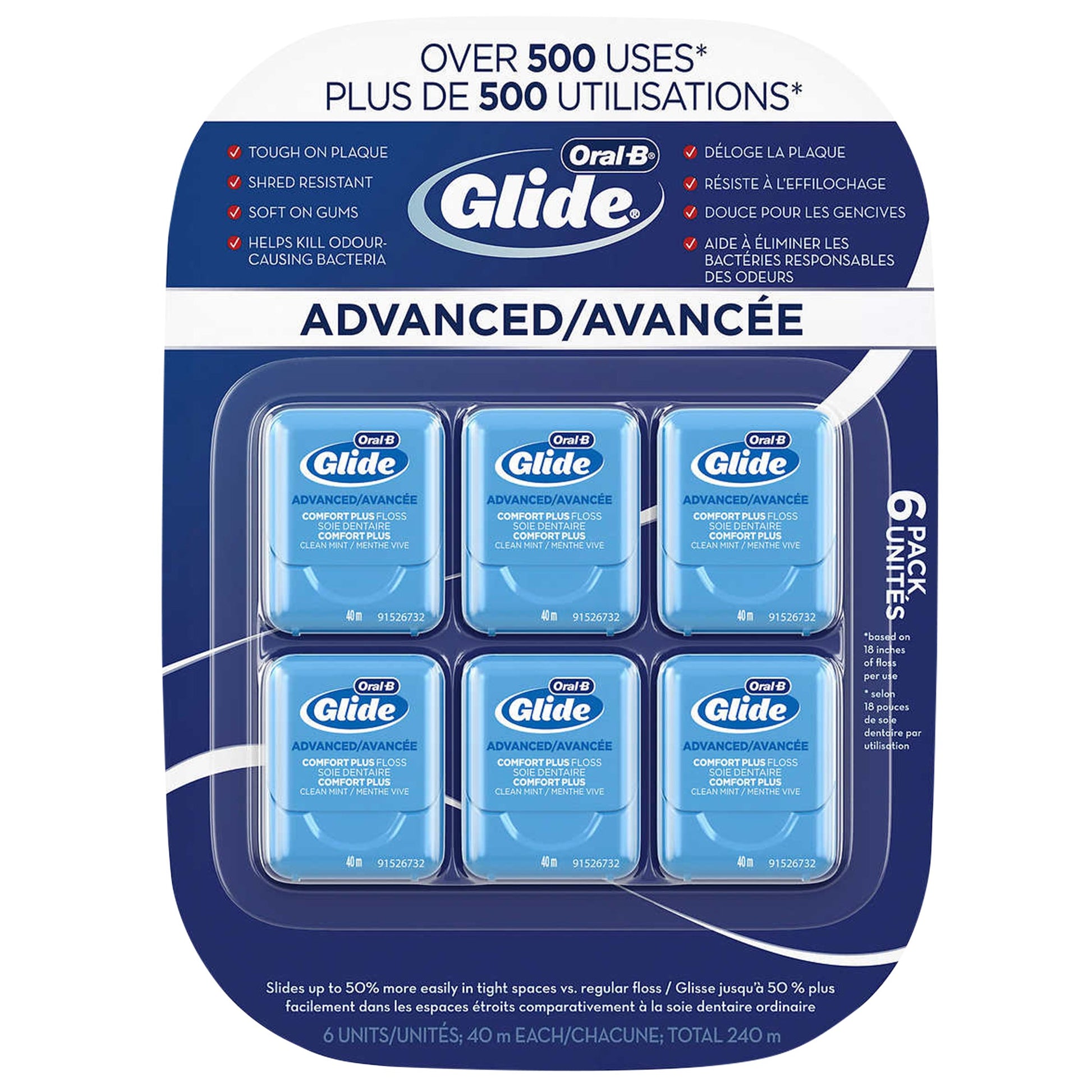 Oral-B Glide Advanced Multi-Protection Floss, 6 x 40 m - image 1