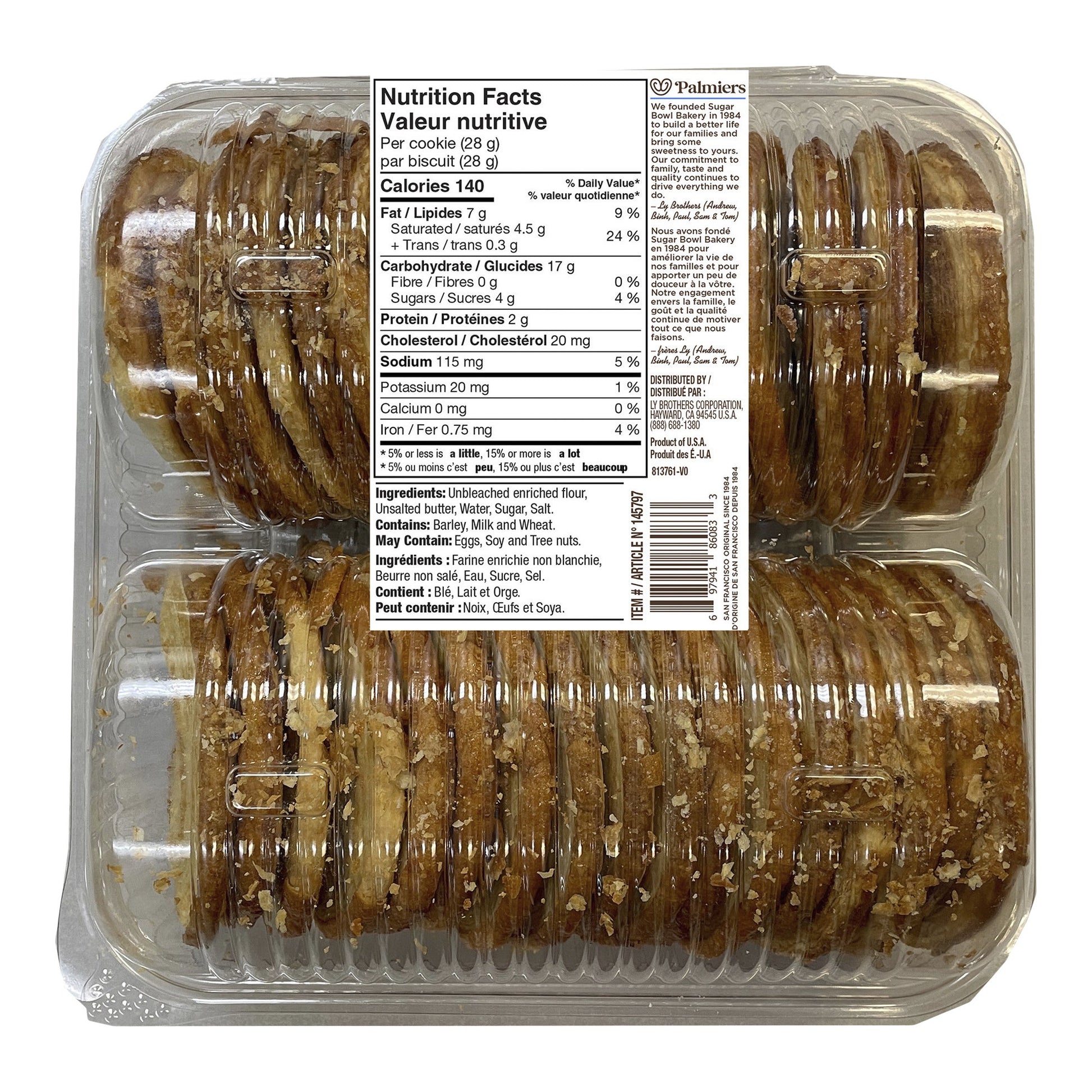 Sugar Bowl Bakery Petite Palmiers, 907g - image 2