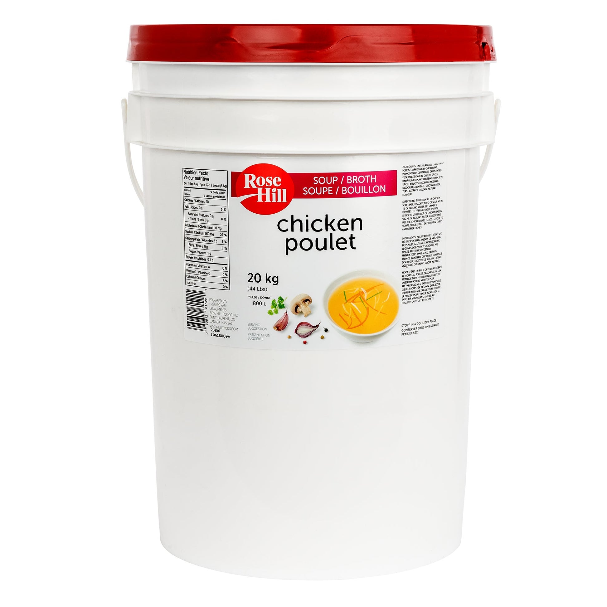 Rose Hill Chicken Soup Base, 20 kg - image 1