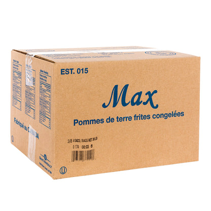 Max Frozen 3/8-in Straight Cut Fries, 6 × 2.27 kg - image 1