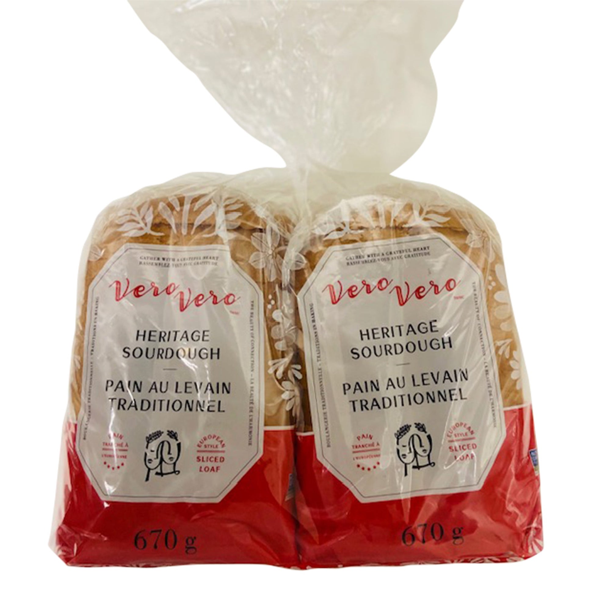 Vero Vero Heritage Sourdough, 2 x 670 g - image 1