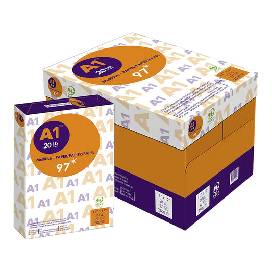 A1 - Premium Printer Paper; Ledger, 11 in x 17 in., 97 Bright, 20 lb - image 1