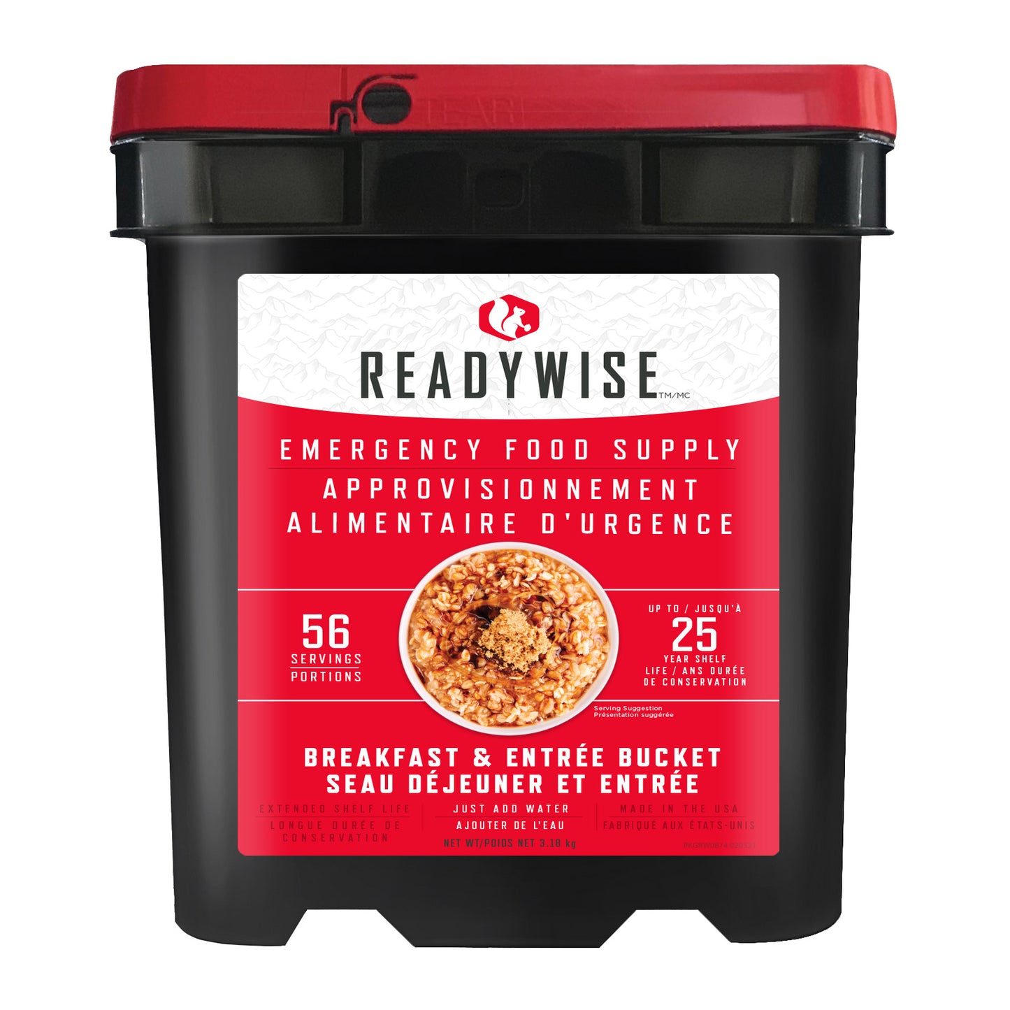 Readywise 56 Serving Entrée & Breakfast Buckets - image 1