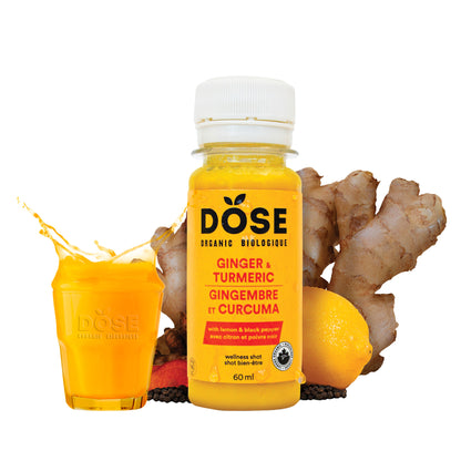 DOSE Organic Ginger Daily Booster Shots, Variety Pack, 48 × 60 mL (2 fl oz) - image 6