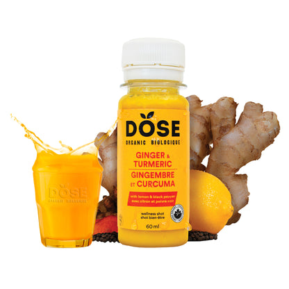 DOSE Organic Ginger & Turmeric Daily Booster Shots 60 mL (2 fl oz) × 48 bottles - image 3