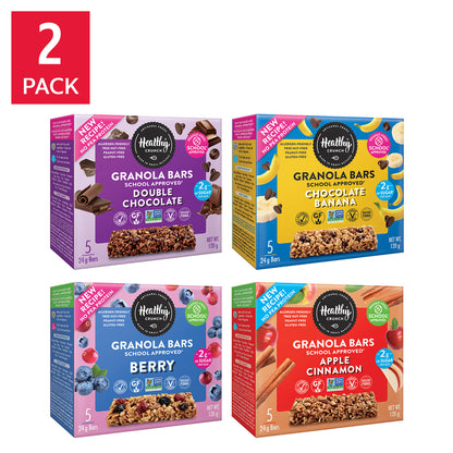 Healthy Crunch Granola Bars Variety Pack, 8 × 120 g - image 1