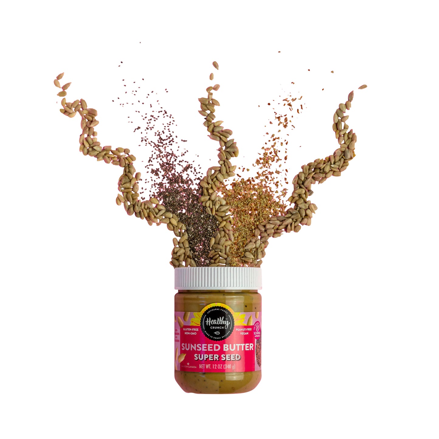 Healthy Crunch Seed Butter Variety Pack, 5 x 340 g - image 6