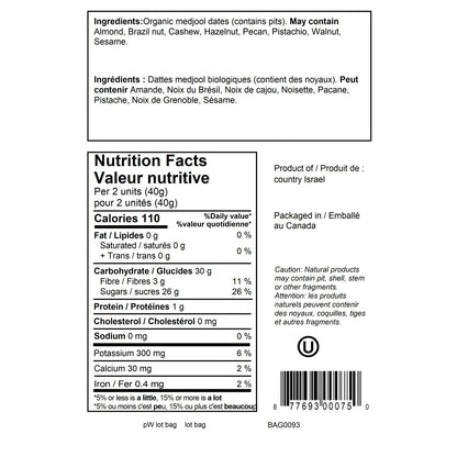 Prana Organic Medjool Dates, 2 x 1 kg - image 2