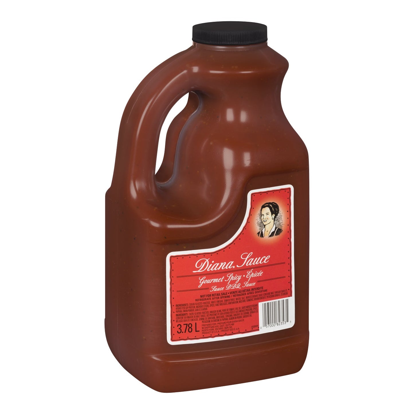 Diana Spicy BBQ Sauce, 3.78L - image 1
