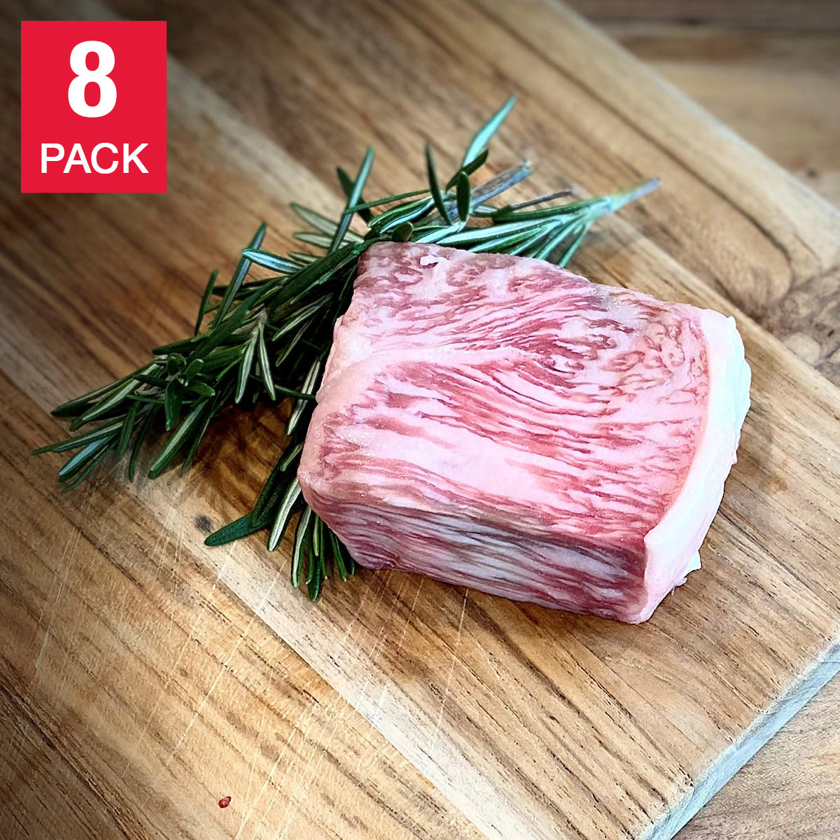 Japanese Beef Wagyu A5 Striploin Steak Portions 141.7 g (5 oz) 8 pack - image 2