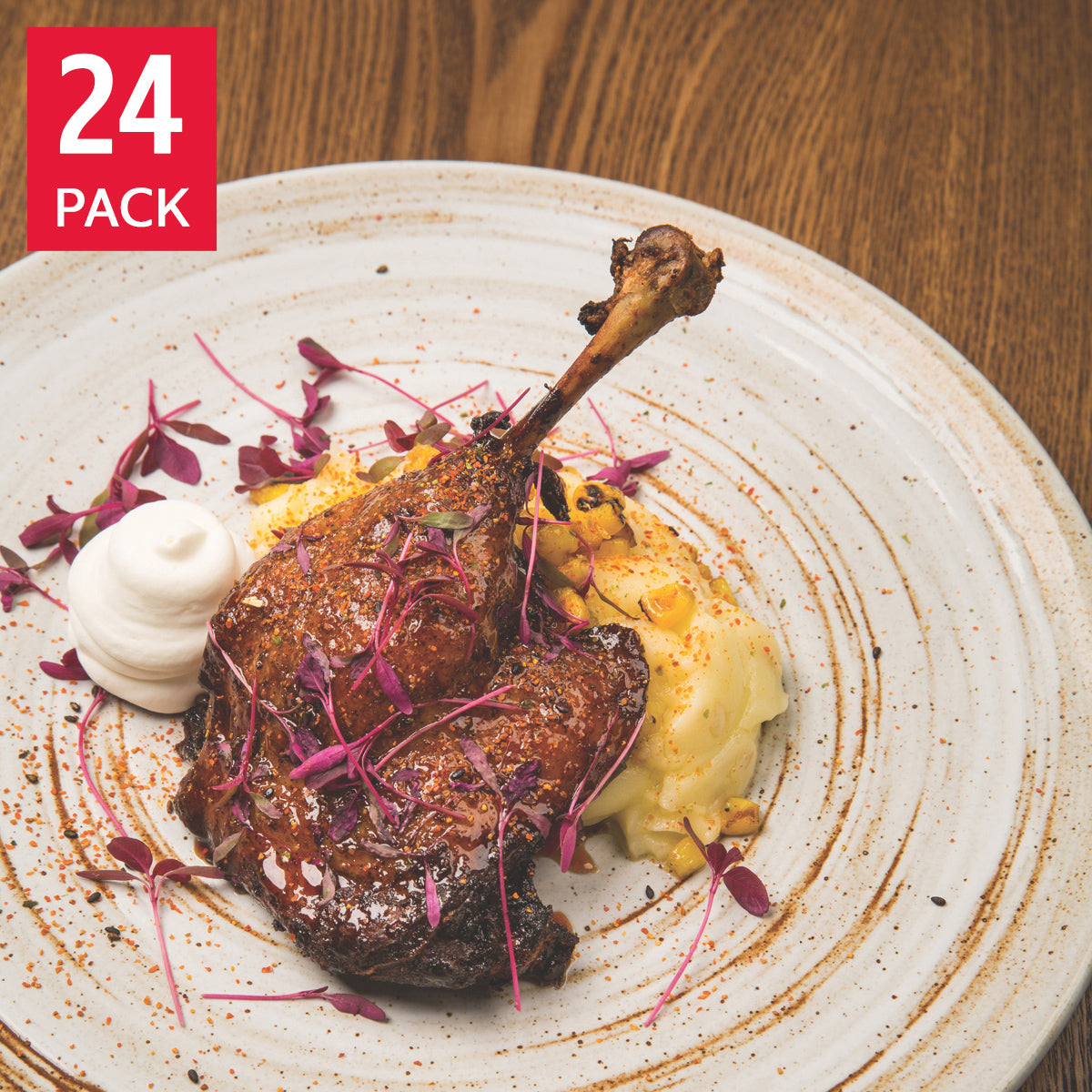 Fully Cooked Confit Duck Legs 140 g (4.9 oz) x 24 legs - image 1