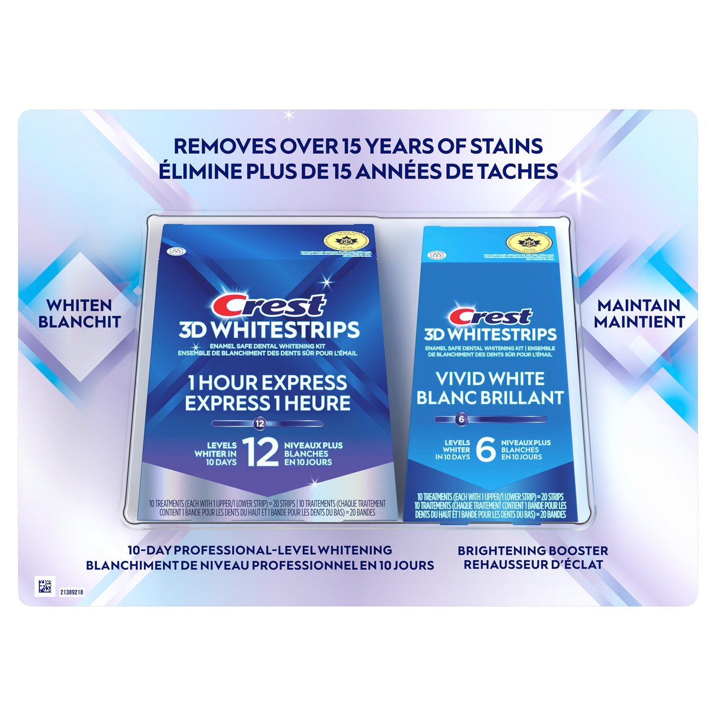 Crest 3D White Whitestrips Teeth Whitening Kit - image 2