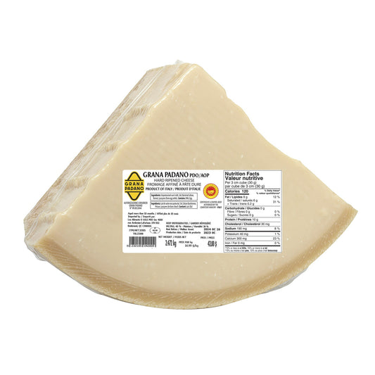 1/8 Parmigiano Reggiano Wedge, 4.5 kg average weight* - image 1