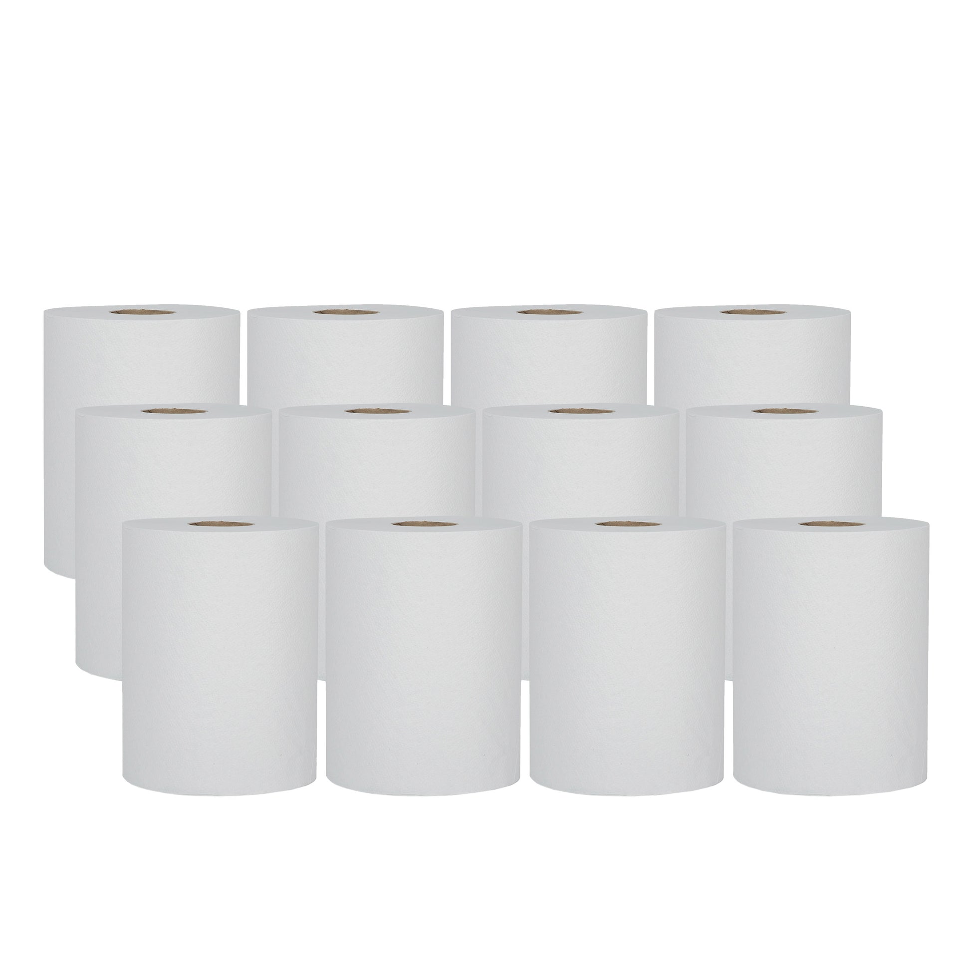 White Swan Single Ply Paper Towel Rolls, 20.3 cm × 152.4 m, 12-pack - image 1