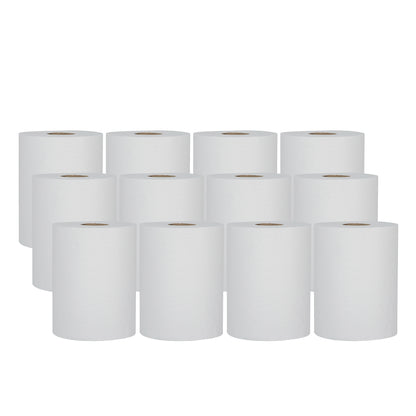 White Swan Single Ply Paper Towel Rolls, 20.3 cm × 152.4 m, 12-pack - image 1