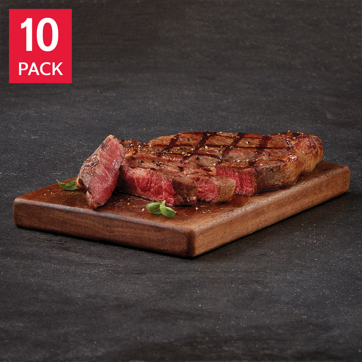 Springvale New Zealand Boneless Grass Fed Beef Rib Steaks 290 g (0.64 lb) x 10 pack - image 1