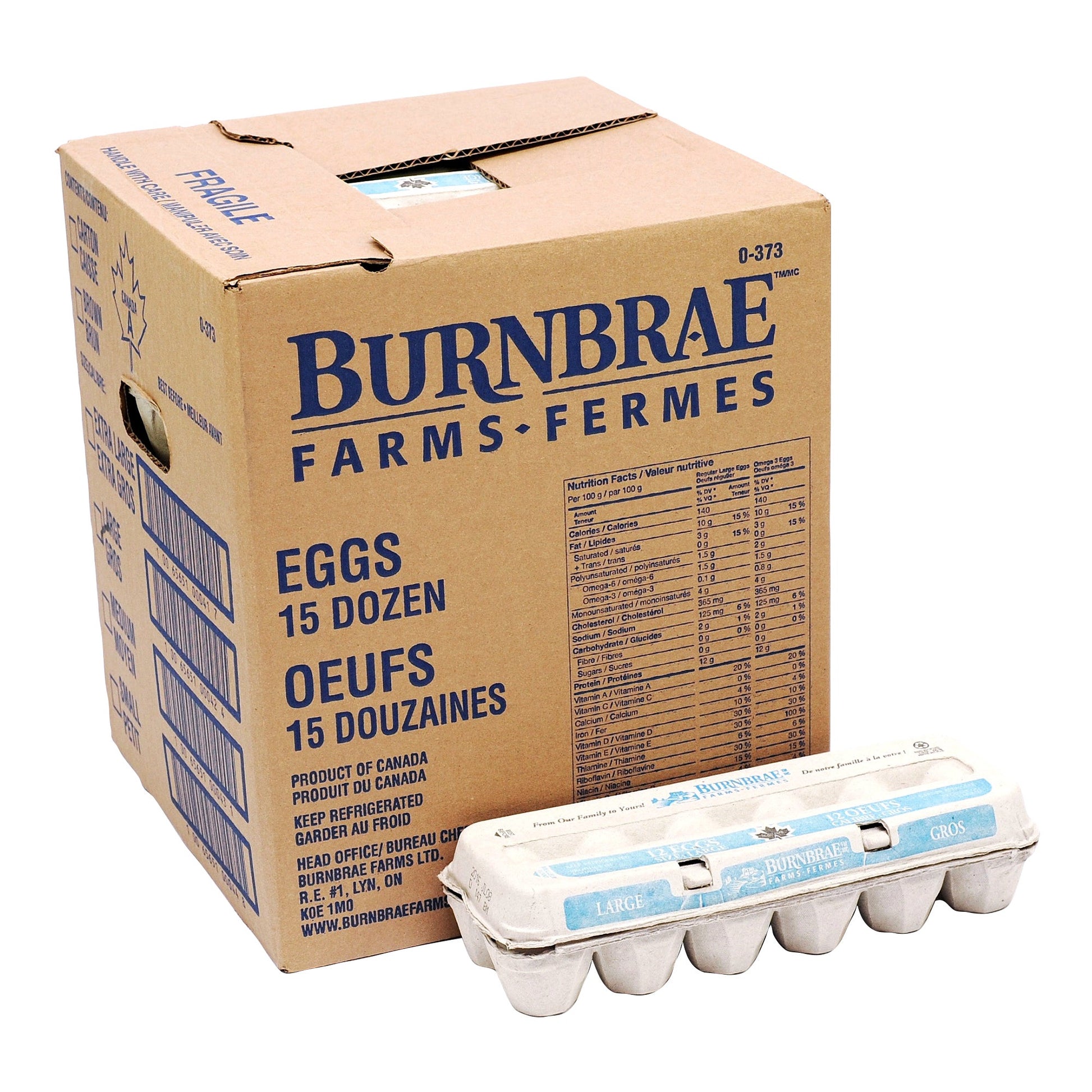 Large White Eggs in Cartons, 15 dozen - image 1