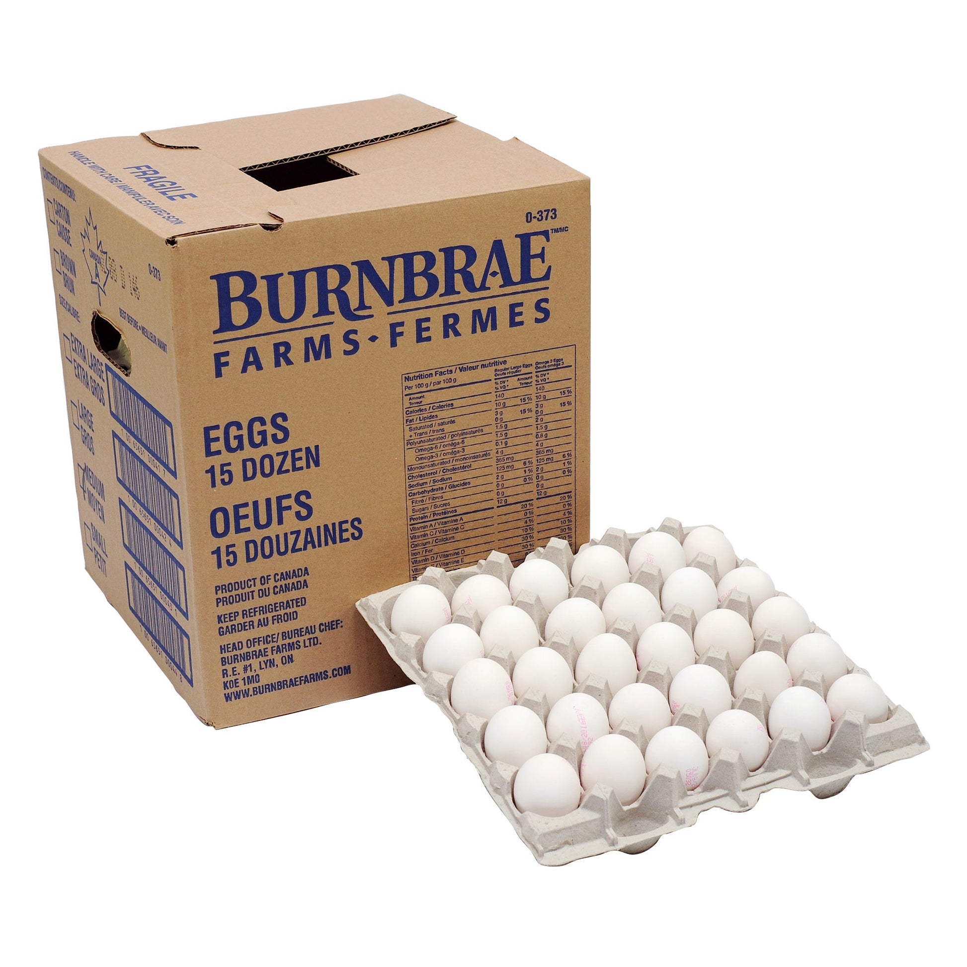Medium Loose White Eggs, 15 dozen - image 1