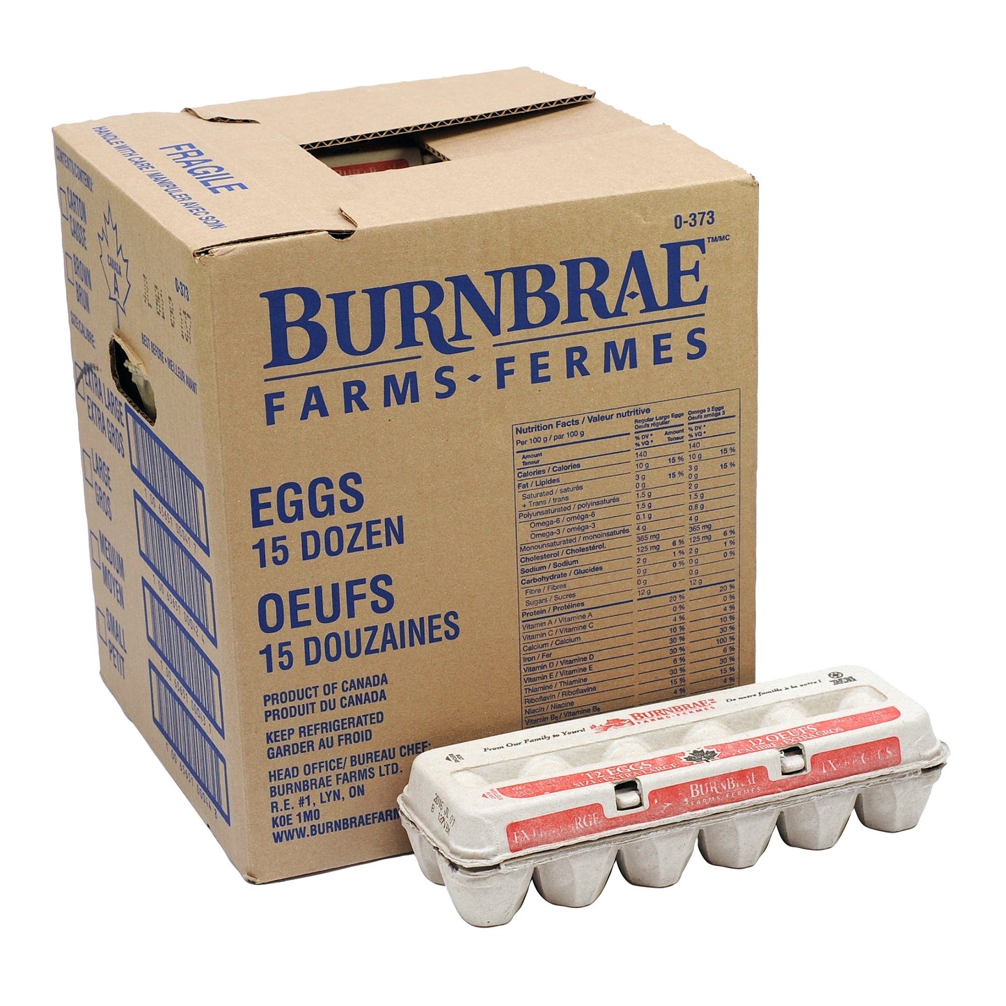 Extra-large White Eggs in Cartons, 15 dozen - image 1