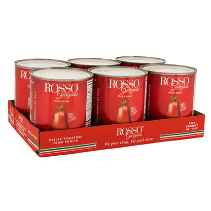 Rosso Gargano Whole Peeled Tomatoes, 6 × 796 mL - image 2