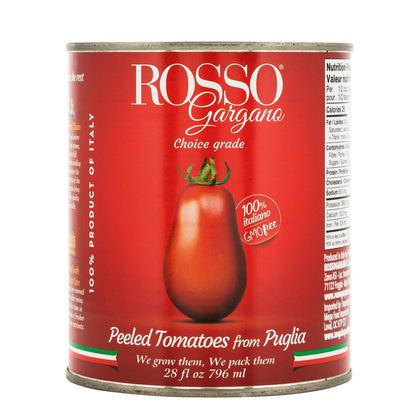 Rosso Gargano Whole Peeled Tomatoes, 6 × 796 mL - image 3