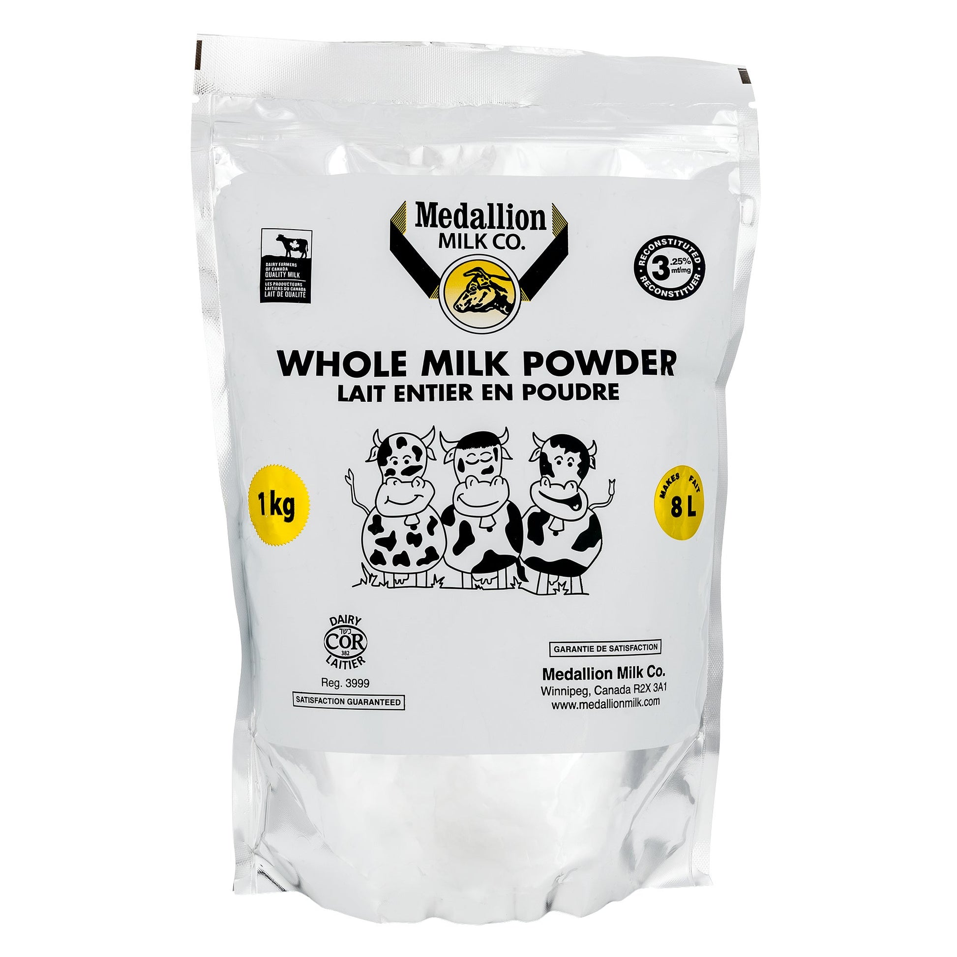 Medallion Milk Co. Whole Milk Powder, 1kg - image 3