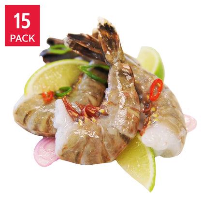 Organic Black Tiger Shrimp EZ Peel 16/20 285 g (10.1 oz) x 15 pack - image 1