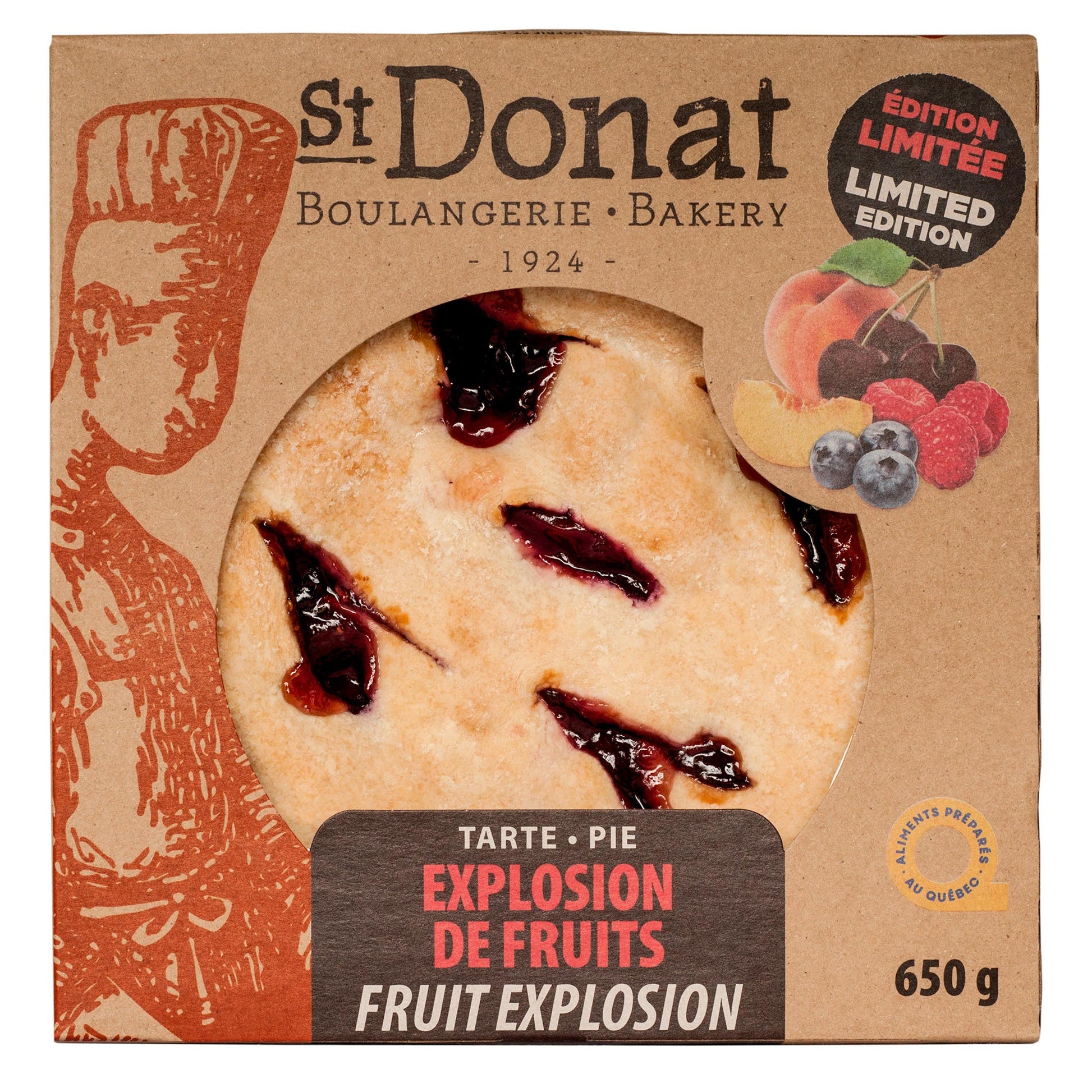 St. Donat Fruit Explosion Pie, 650 g - image 1
