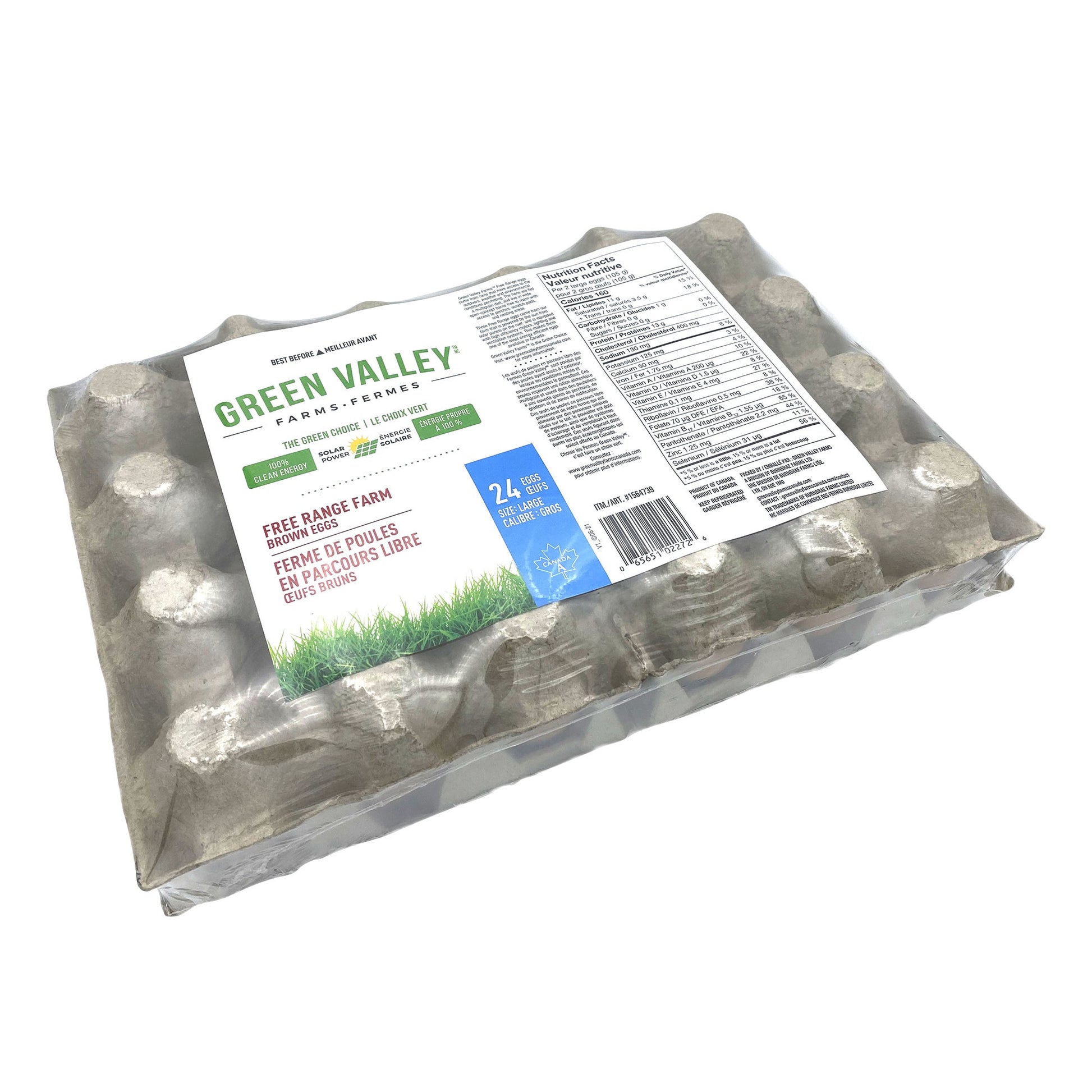 Green Valley Farms Large Loose Brown Eggs, 2 Dozen - image 1
