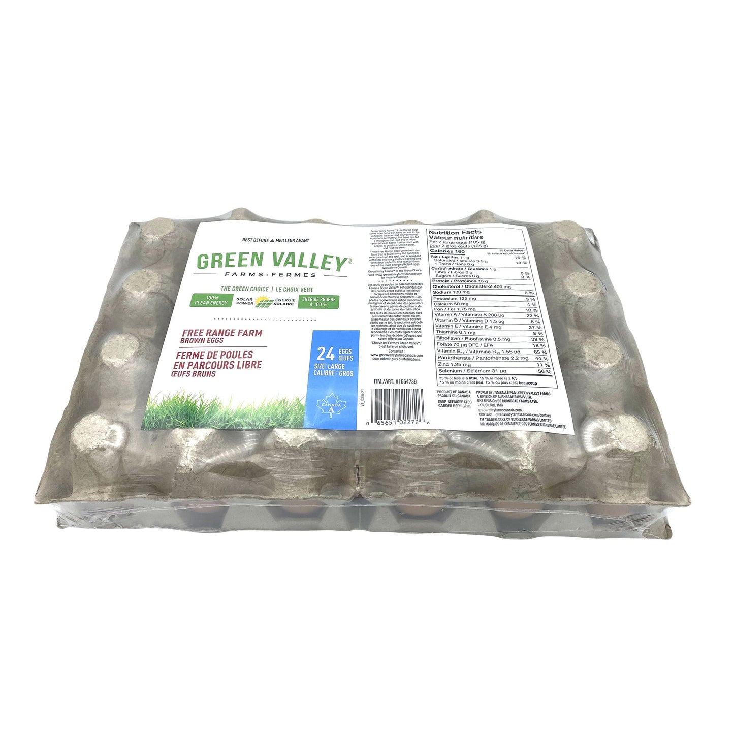 Green Valley Farms Large Loose Brown Eggs, 2 Dozen - image 2
