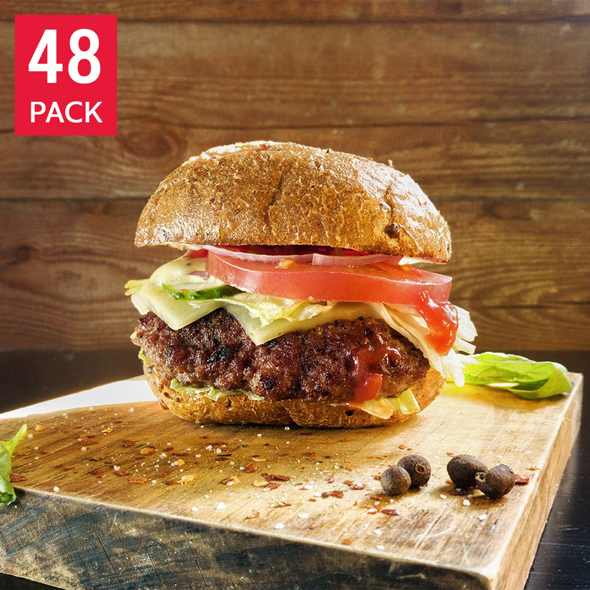 Near North Life Canadian Beef Burgers 48 x 5.3 oz (151 g) - image 1