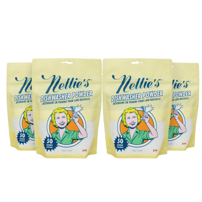 Nellie's Automatic Dishwasher Powder 4 x 726 g (1.6 lb) - image 1