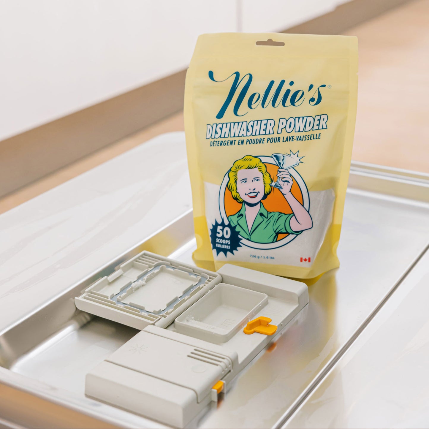 Nellie's Automatic Dishwasher Powder 4 x 726 g (1.6 lb) - image 2