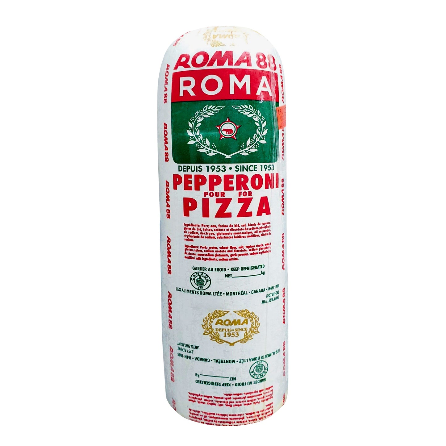 Roma Pepperoni Mini “88” 4-in half, 2.2 kg average weight* - image 1
