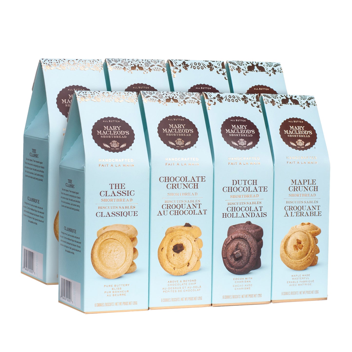 Mary Macleod's Assortment of Shortbread Cookies, 8 × 120 g - image 1
