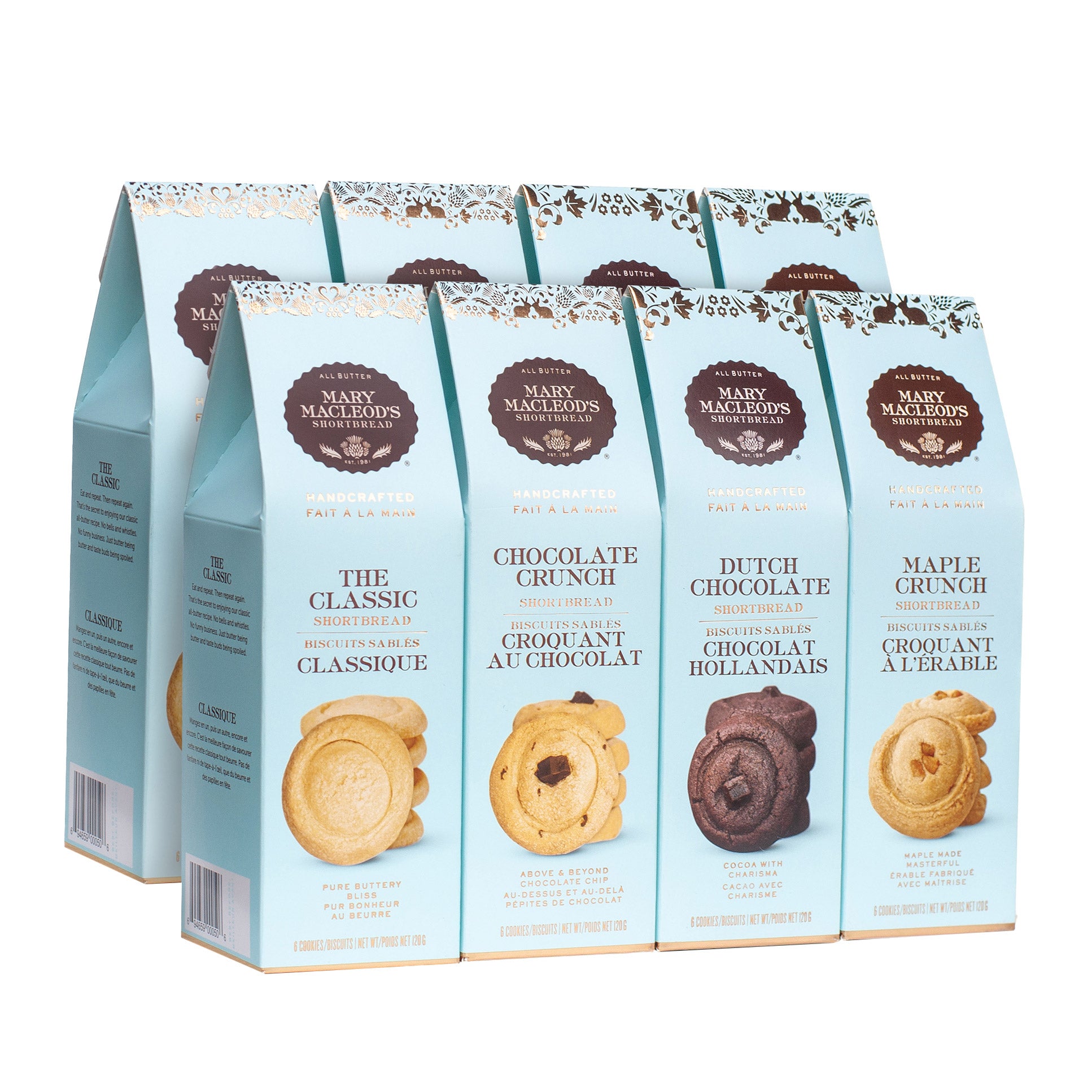 Mary Macleod's Assortment of Shortbread Cookies, 8 × 120 g - image 1