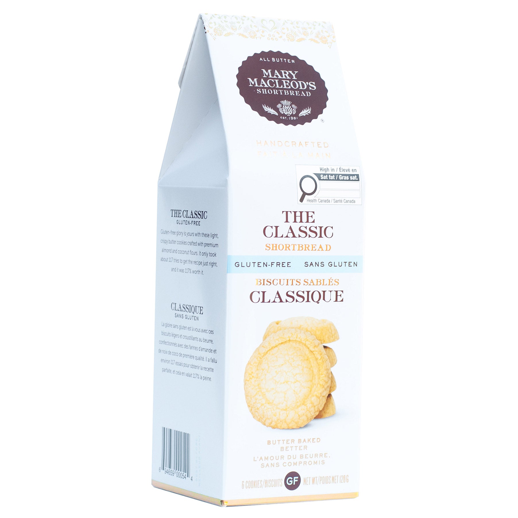 Mary Macleod's Gluten Free Shortbread Cookies, Variety Pack, 8 × 120 g - image 3