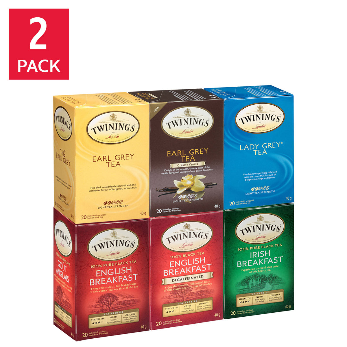 Twinings Mixed Black Tea Assortment, 240-count - image 1