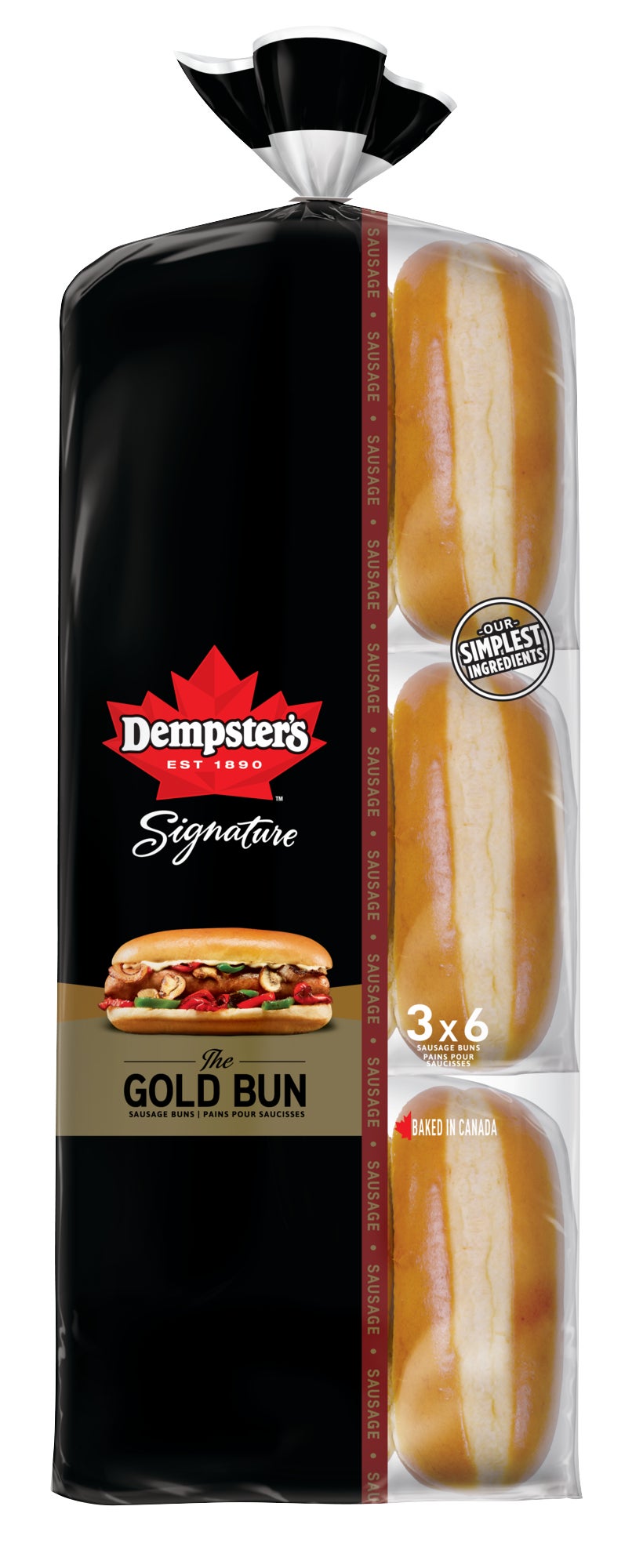 Dempster's Deluxe Brioche Buns, Pack of 18 - image 1