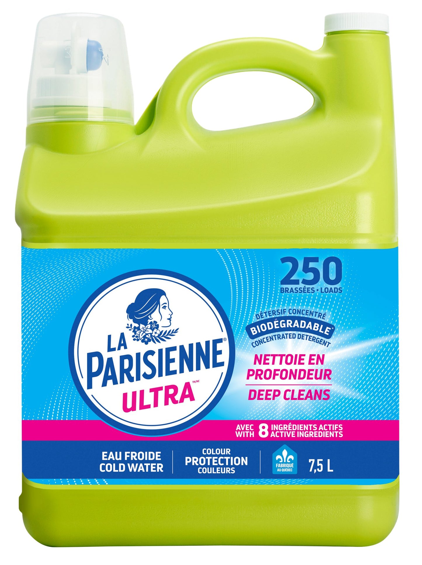 La Parisienne Coldwater Ultra Cold Water Detergent, 250 Washloads - image 1