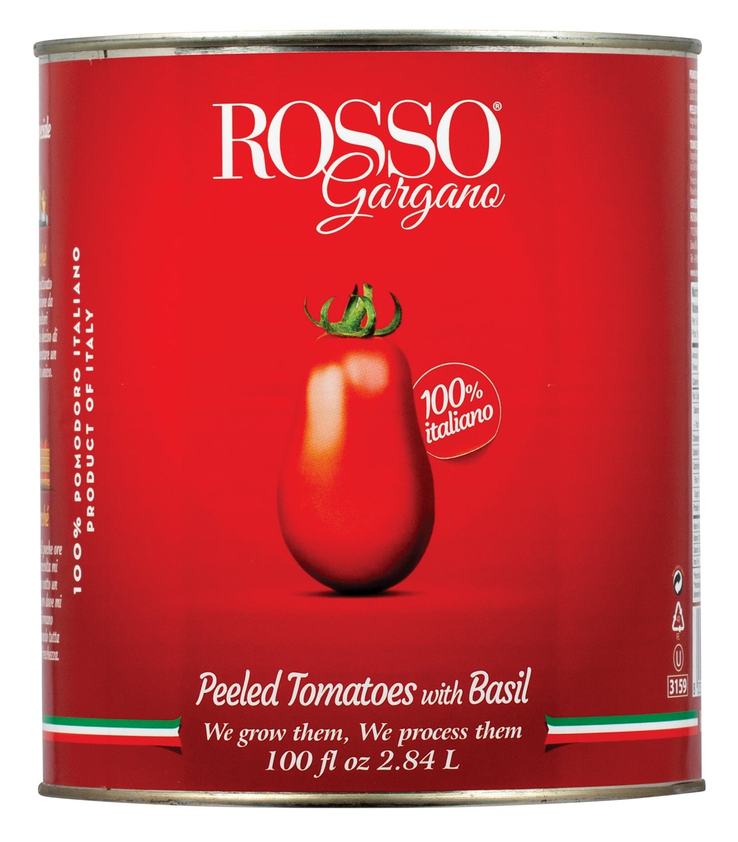 Rosso Whole Peeled Tomatoes, 2.84 L - image 2